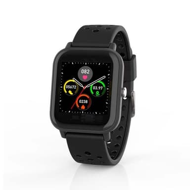 Nedis SmartLife-klocka | LCD | IP68 | Maximal användningstid: 7200 min | Android™ / IOS | Svart