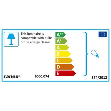 Smartwares Bordslampa touch & dim L Vit