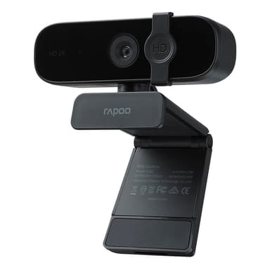 RAPOO Webcam XW2K Full HD 2K Svart
