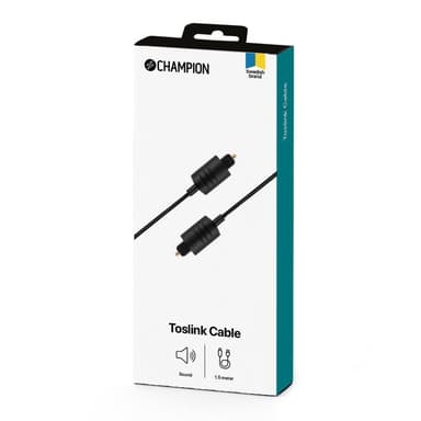 Champion Optisk Toslink-kabel 1.5m