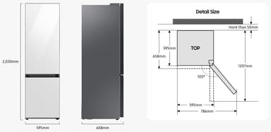 Samsung Kyl/Frys RB38A7CGTS9/EF (rostfri)