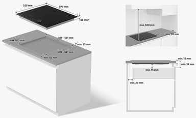 Samsung Serie 6 Induktionshäll NZ64B6058FK/U1 (60cm)