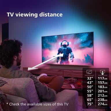 Philips 85” The One PUS8808 4K LED Ambilight Smart TV (2023)