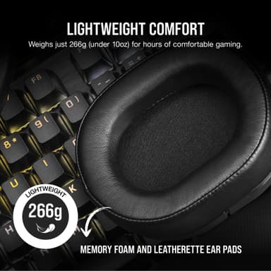 Corsair HS55 trådlöst gamingheadset (svart)