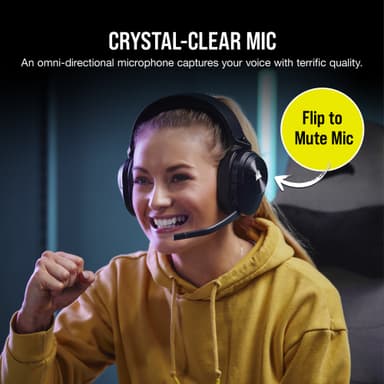 Corsair HS55 trådlöst gamingheadset (svart)