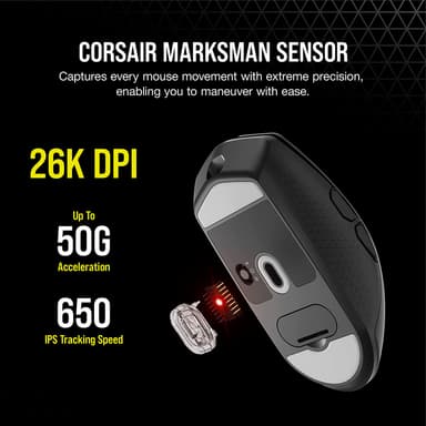 Corsair Katar Elite trådlös gamingmus