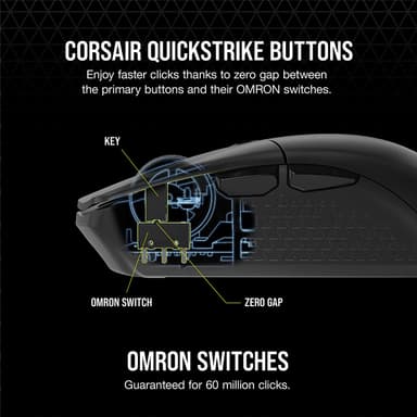 Corsair Katar Elite trådlös gamingmus
