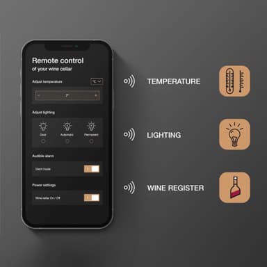 La Sommeliere Vinkyl APOGEE250DZ (fristående)