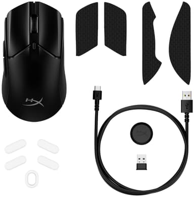 HyperX Pulsefire Haste 2 trådlös mus för gaming (svart)