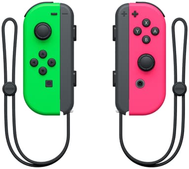 Nintendo Switch Joy-Con kontroller par (neongrön + neonrosa)