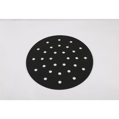 Återanvändbar Air Fryer Liner Silikon Rund 23x23 cm Svart