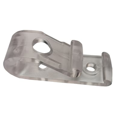 Gardinkrokar Plast 4-Pack Transparent