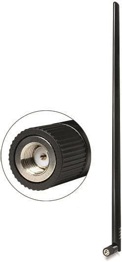 DeLOCK WLAN Antenn RP-SMA ha, 9dBi, 2,4GHz, rundstrål, 50 Ohm, svart (88450)