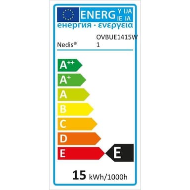 Nedis Glödlampa för ugnen | 15 W | E14 | Glödande | T22