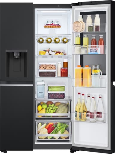 LG InstaView Side-by-side GSGV81EPLD (svart)