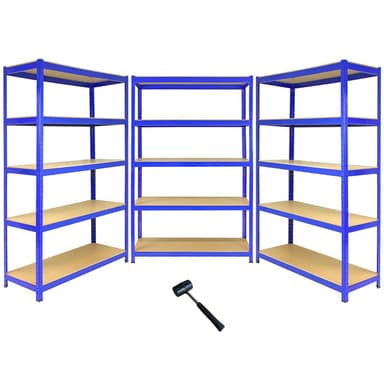 3 x T-Rax 1200mm x 450mm x 1800mm Blå