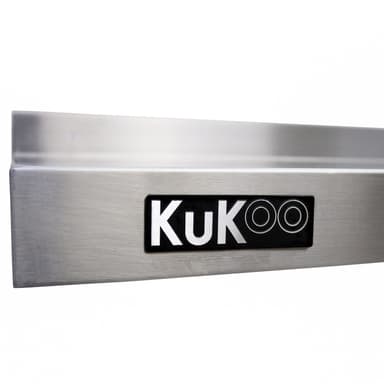 2 x Kommersiella Hyllor för Storkök i Rostfritt Stål 1000mm x 300mm