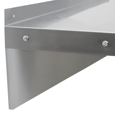 2 x Kommersiella Hyllor för Storkök i Rostfritt Stål 1250mm x 300mm