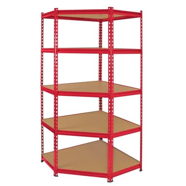 Monster Racking Z-Rax Hörnhylla, Röd, 90cm Bred