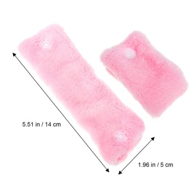 Hårrullare för lockar utan värme rosa
