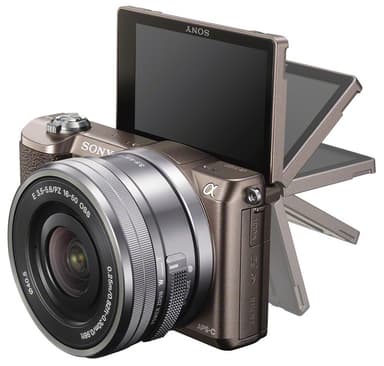 Sony Alpha A5100 Systemkamera + 16 - 50 mm objektiv