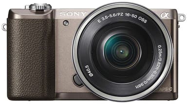 Sony Alpha A5100 Systemkamera + 16 - 50 mm objektiv