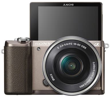 Sony Alpha A5100 Systemkamera + 16 - 50 mm objektiv