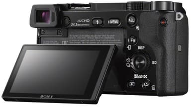 Sony A6000 Systemkamera + 16-50mm PZ-objektiv (svart)