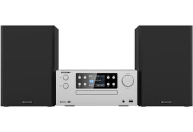 Kenwood M-925DAB-S Minisystem med Bluetooth och DAB+ (silver)