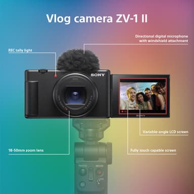 Sony digital vlogging-kamera ZV-1 II