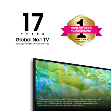Samsung 43" CU8075 4K LED Smart TV (2023)