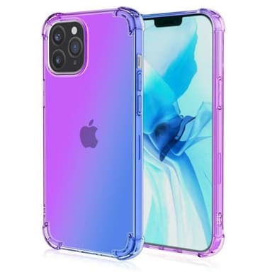 Mobilskal i TPU kompatibelt med iPhone 14 Pro, Lila & Blå