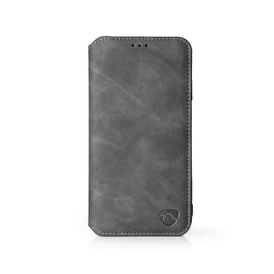 Nedis PU/TPU Plånboksfodral för 8 kort Kompatibel med Apple iPhone XS Max, Svart