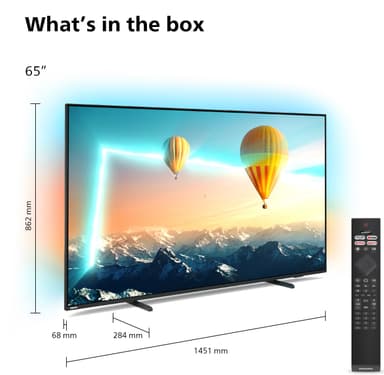 Philips 65” PUS8007 4K LED Smart TV (2022)