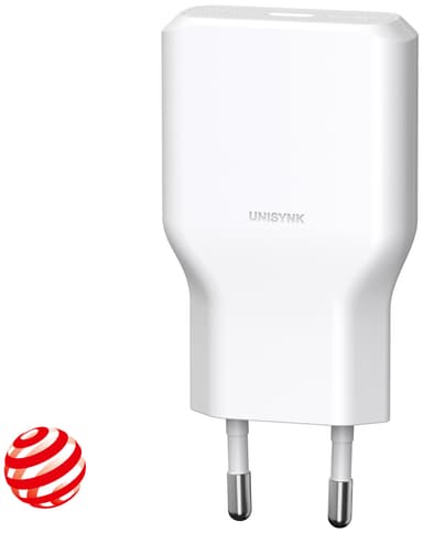 Unisynk G3 36W USB-C-väggladdare (vit)