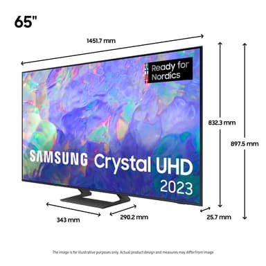 Samsung 65" CU8575 4K LED Smart TV (2023)