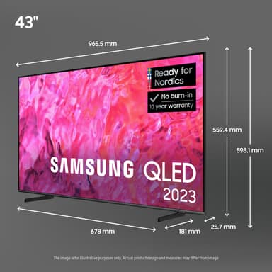Samsung 43" Q68C 4K QLED Smart TV (2023)