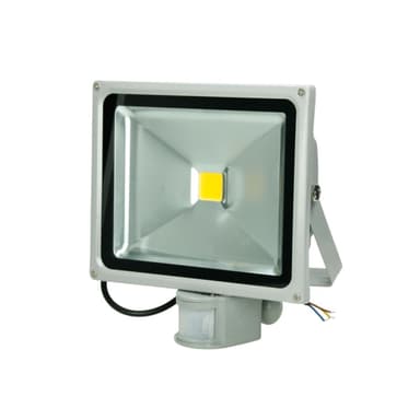 ECD Germany 2 delar LED-strålkastare utomhus 30W med rörelsedetektor - 6000K