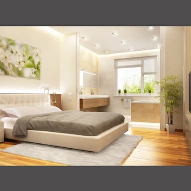 6 X LED infälld ljus infälld vägg ljus lampa Dimbar 9W kall vit Set