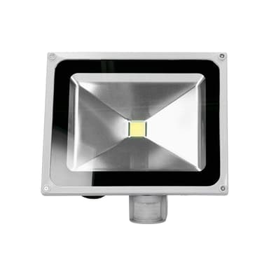 ECD Germany 8 delar LED-strålkastare utomhus 50W med rörelsedetektor - 6000K
