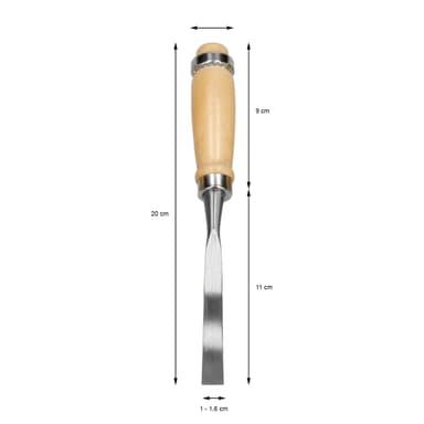 Carving urgröpningar 12 st stämjärn mejsel carving 10-pack