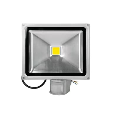 ECD Germany 3 delar LED-strålkastare utomhus 30W med rörelsedetektor - 6000K