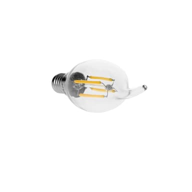 ECD 12-pack Germany LED spets ljus fila E14 4W - Varmvit 2800K - lumen 414 - 120