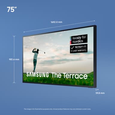 Samsung 75" The Terrace LST7T 4K QLED Smart TV (2023)