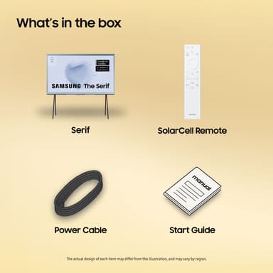 Samsung 55" The Serif LS01B 4K QLED Smart TV (2023/blå)