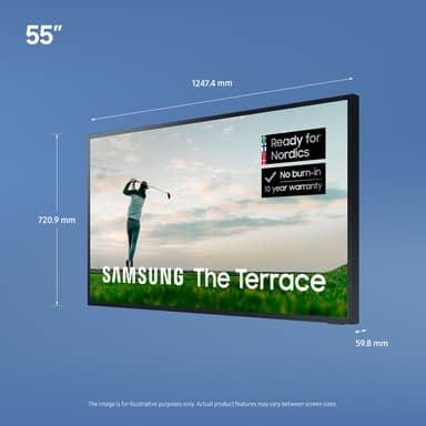 Samsung 55" The Terrace LST7T 4K QLED Smart TV (2023)