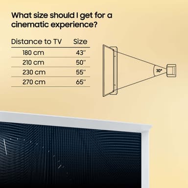 Samsung 55" The Serif LS01B 4K QLED Smart TV (2023/vit)