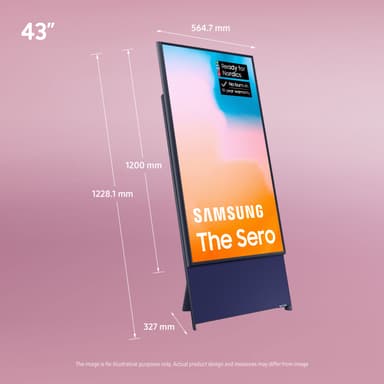 Samsung 43" The Sero LS05B 4K QLED Smart TV (2023)