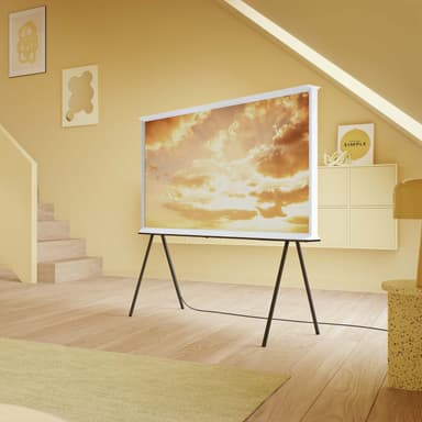 Samsung 55" The Serif LS01B 4K QLED Smart TV (2023/blå)