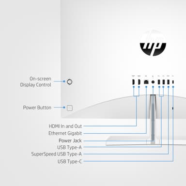 HP Pavilion 24 i5-13/8/512 23.8" AIO stationär dator